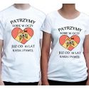 Koszulki na walentynki i rocznicę Patrzymy sobie w oczy