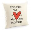 Zestaw poduszek dla par Dzień Dobry Kocham Cię