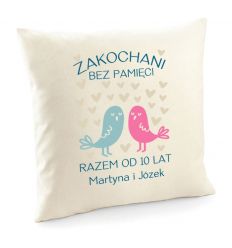 Poduszka Zakochani bez pamięci