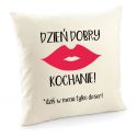 Poduszka Dzień Dobry Kochanie
