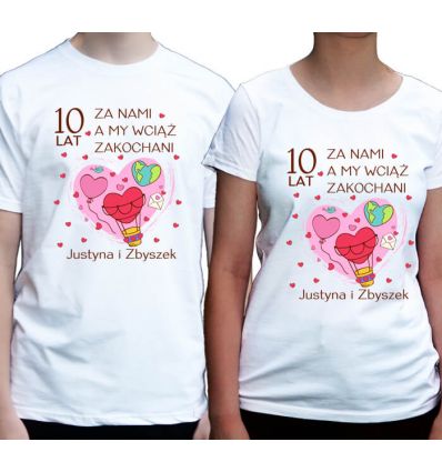 Zestaw koszulek dla par My wciąż zakochani