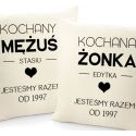Zestaw poduszek dla pary Mężuś Żonka