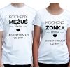 Zestaw koszulek dla par Mężuś Żonka