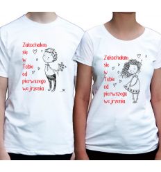 Koszulki na walentynki Ona i On