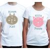 Koszulki spersonalizowane dla pary z kotkami