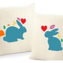Poduszki z króliczkami dla pary