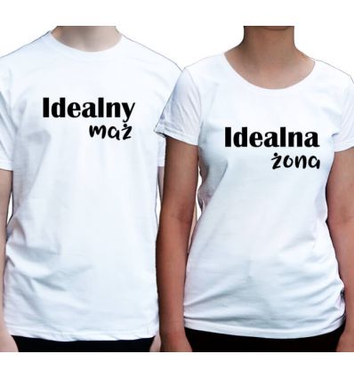 Koszulka Idealna Żona Idealny mąż