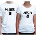 Koszulki dla pary Misiek Misia