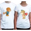 Koszulki dla zakochanych Miś Misia