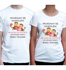 Koszulki Wkurzamy się nawzajem z małpkami
