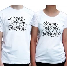 Koszulki dla pary You are my sunshine