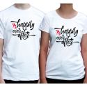 Koszulki dla pary Happily ever after