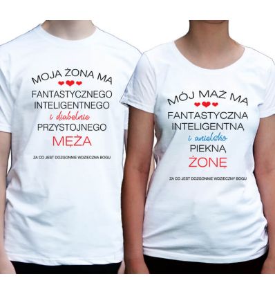 Koszulka Mój mąż ma fantastyczną żonę