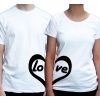 Koszulki dla pary męska damska Love