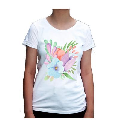 Koszulka kwiaty letnie