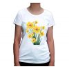 Koszulka z kwiatami, żonkilami, narcyzami