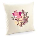 Poduszka wiosenna z kwiatami wiśni