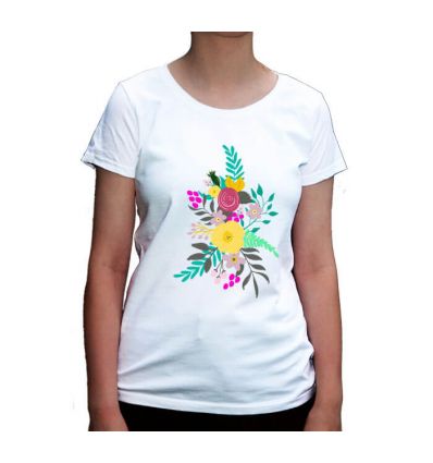 Koszulka kwiaty