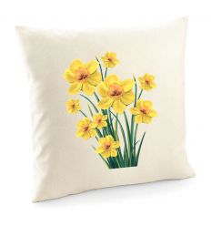 Poduszka z kwiatami żonkilami