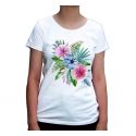 Koszulka kwiaty tropików