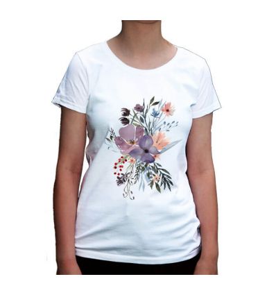 Koszulka damska Malowane Kwiaty
