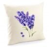 Poduszka wiosenna z kwiatami lawendy