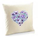 Poduszka Fioletowe Serce