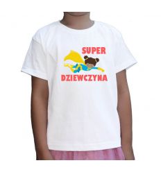 Koszulka na dzień dziewczyn Super Dziewczyna