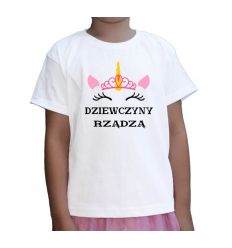 Koszulka na dzień kobiet Dziewczyny Rządzą