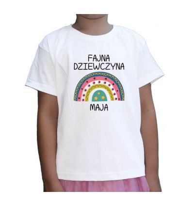 Koszulka na dzień kobiet z imieniem Fajna dziewczyna