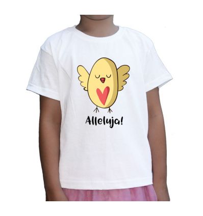 Koszulka dziecięca Kurczaczek z serduszkiem