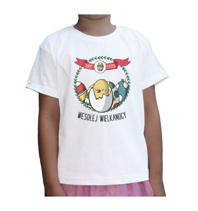 Koszulka dziecięca Wielkanocny kurczaczek
