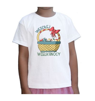 Koszulka dziecięca Wielkanocny koszyczek