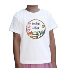 Koszulka na Wielkanoc Wesołego Alleluja z pisankami