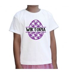 Koszulka wielkanocna z imieniem z jajkiem