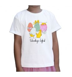 Koszulka wielkanocna z pisankami