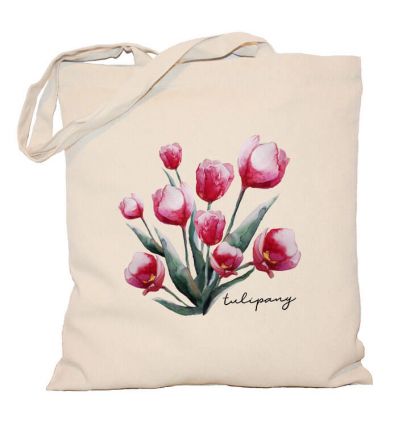 Torba z kwiatami Tulipany