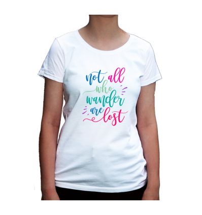 Koszulka Not all you wander are lost