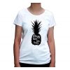 Koszulka Ananas z napisem Messy hair who cares
