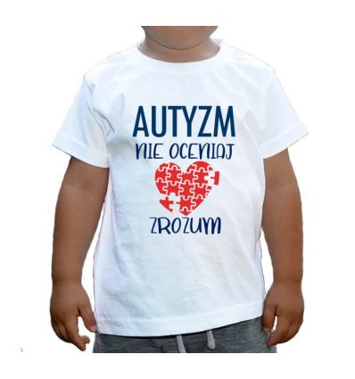 Koszulka Autyzm Nie oceniaj Zrozum