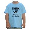 Koszulka Think before you judge