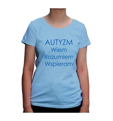 Koszulka Autyzm Wiem Rozumiem Wspieram