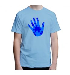 Koszulka Autyzm Dłoń z puzzli