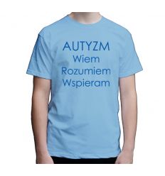 Koszulka męska Autyzm Wiem Rozumiem Wspieram