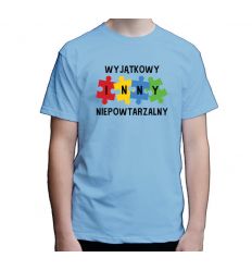 Koszulka męska Autyzm Wyjątkowy Inni Niepowtarzalny - lolilu.pl