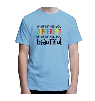 Koszulka męska Autyzm - Piękny, bo inny