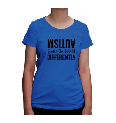Koszulka Autism seeing the word differently