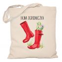 Torba fajnej ogrodniczki z kaloszami