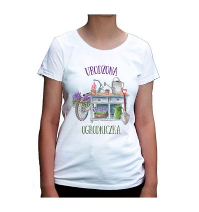 Koszulka damska Urodzona Ogrodniczka