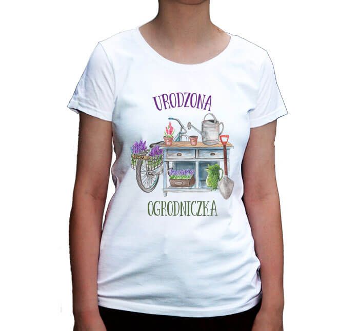 Koszulka z imieniem koszulka z kwiatami